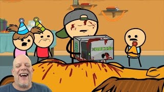 REACTION VIDEO  quotCyanide and Happiness Compilation 1quot  Creative Gift Giving [upl. by Kalvn624]