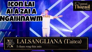 Lalsangliana  I Cham Reng Thin AsinThazual Award  RamBoss React [upl. by Almap905]