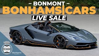 BonhamsCars The Bonmont Sale Auction  Live stream [upl. by Buckden202]