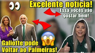 ⚠️ PALMEIRAS X ATLÉTICO MG FORA  GALIOTTE VOLTANDO  PALMEIRAS FEZ BEM 🙏 [upl. by Trula]