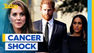 Prince Harry and Meghan release statement following Kates cancer diagnosis  Today Show Australia [upl. by Layod]