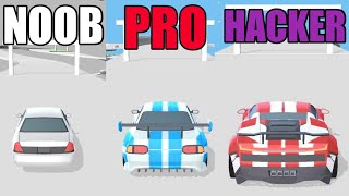 NOOB vs PRO vs HACKER in HYPER DRIFT [upl. by Aninad]