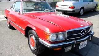 1973 Mercedes Benz 450SL Euro Import amp Bumpers Convertible Roadster For sale [upl. by Androw]