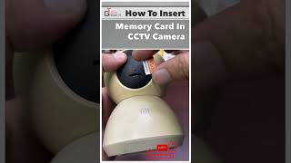 CCTV Camera में Memory Card कैसे लगाना है  How to insert memory card in CCTV camera techgadgets [upl. by Palm]