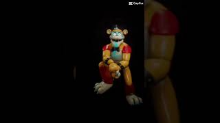 Glamrock Freddy Dancing Wait Song SGRFNAF fnaf fivenightsatfreddyssecuritybreachanimation [upl. by Zaneski]