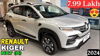 Renault kiger 2024  Renault kiger RXT O Mt 2024  Renault 799 lakh 🔥renault kiger kiger2024 [upl. by Llerrut712]