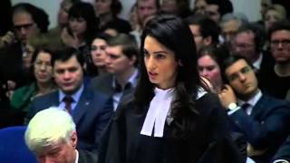 Amal Clooney’s speech in ECHR hearing of Perinçek v Switzerland case [upl. by Haleemak]