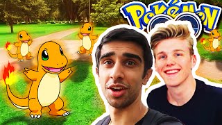 CHARMANDER NEST  Pokemon GO With Lachlan [upl. by Ayila]