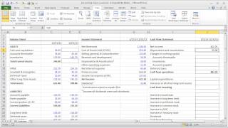 Financial Modeling Quick Lesson Cash Flow Statement Part 1 [upl. by Nonnairb]