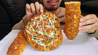 ASMR CRUNCHY CHEESE BAGUETTE AND OLIVE CHEESE BREAD MUKBANG EATING SHOW [upl. by Nitz]