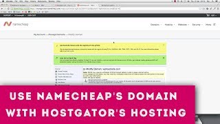 Use Namecheap Domain with HostGator Hosting Plan [upl. by Levina]