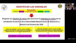 Variables Independiente y Dependiente como identificarlas [upl. by Eldwen]