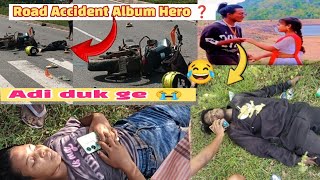 ROAD ACCIDENT ALBUM EERO 😂 BIKE ACCIDENT VIDEO 😭 Viral video [upl. by Munshi]