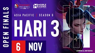 🔴 ID AP Mobile Legends Bang Bang  Snapdragon Mobile Open Finals  Season ke6  Hari 3 [upl. by Nollaf356]