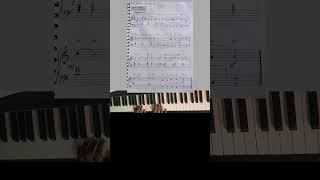 Go down moses piano easy with sheet music shorts piano go down moses [upl. by Herve]