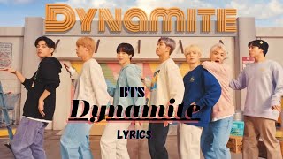 BTS Dynamite Color Coded Lyrics [upl. by Teador]