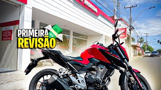 NOVA CB 300F TWISTER 2024 PRIMEIRA REVISÃO [upl. by Anaihk885]