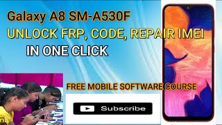 Samsung Galaxy A8 imei repair  SMA530F imei repair with Chimera tool  Galaxy A8 imei change [upl. by Kresic]