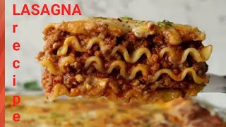 How to make LASAGNA recipeCheesey chicken lasagna BY SAIMA [upl. by Akihc]