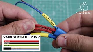 MultiFlow ACDC Solar Water Pump  Intelligent Controller Wiring [upl. by Fagin]