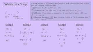 Abstract Algebra 1 Definition of a Group [upl. by Korenblat]