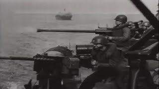 PT Boats in Action Attack on Coastal Oil Installations Borneo WW2 Combat Video Footage w Sound [upl. by Roeser]