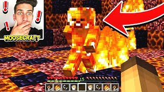 WE CORRUPTED FIRE STEVE IN MINECRAFT DO NOT TRY [upl. by Asseret507]