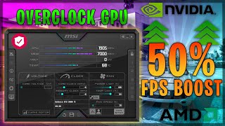 How to Overclock your Nvidia amp AMD GPU Safely to Boost Performance [upl. by Wharton132]