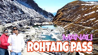 Rohtang Pass  Manali  By Road  Fresh Snow 2023  Latest condition of roads  Himachal Pradesh [upl. by Hgielhsa385]