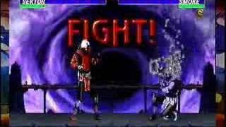 Ultimate Mortal Kombat 3 Sektor vs Smoke [upl. by Dnalyram]