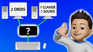 CONTRÔLER 2 ORDINATEURS AVEC 1 CLAVIER ET 1 SOURIS [upl. by Anirhtak80]