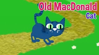 Old Macdonald Had a Farm eieio Cat Songs for Kids by Oxbridge Baby [upl. by Lede]