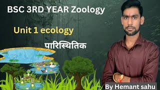 BSC 3RD YEAR Zoologyunit 1 ecologyecologysystembsc3rdyearecology [upl. by Ecnarrat]