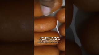 Gulab jamuna receipe Langcha sweetsPlease subscribe my youtube channel and support [upl. by Ahsi]