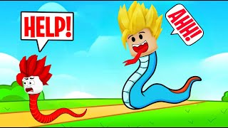 Becoming the BIGGEST SNAKE in Roblox 🐍🐍 Khaleel and Motu Gameplay [upl. by Mcgurn]