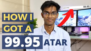 How I got a 9995 ATAR 99 ATAR Study Tips [upl. by Ayotal850]