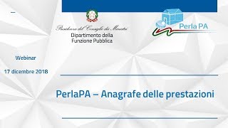 PerlaPA Anagrafe delle prestazioni [upl. by Kelson]