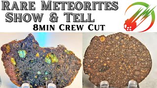 Rare Meteorites ☄️ Achondrite Carbonaceous CX type Dunite Oxygen isotope test quotCrew Cutquot [upl. by Bridgette]