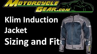 Klim Induction Jacket Sizing and Fit Guide [upl. by Gudren]