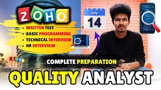 ZOHO Quality analyst Interview process 2024 in Tamil  Zoho Preparation 2024  Sharmilan [upl. by Plantagenet161]