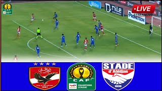 🔴LIVE  SC Al Ahly vs Stade dAbidjan • Live Stream CAF Champions League GroupC Full Match Analysis [upl. by Rehtnug]