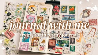 Trying to finish my journal 📖 ✨ Journal with me for the week ✷ [upl. by Narine]