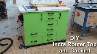 DIY Incra Router Table and Cabinet Part 1 [upl. by Leopoldeen521]