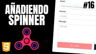 ✅ Como Añadir un Spinner con HTML CSS y JavaScript 16 [upl. by Eiramik]