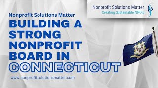 Nonprofit Startup Here’s How I Found Amazing Board Members Right in Connecticut viralvideo [upl. by Oleusnoc]