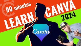 Canva Tips for Beginners  Learn Canva in 90 Minutes 2024 [upl. by Alegna510]