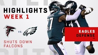 Eagles Defense Stops Matt Ryan amp the Falcons [upl. by Rew123]