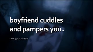 Boyfriend pampers and cuddles you to sleep Asmr Breathing 4 Hours M4A Playful [upl. by Merce]