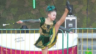 Majorettes FANABERIA  Kłomnice  Mażoretki  solo baton  Rzerzęczyce 2023 [upl. by Vivia664]