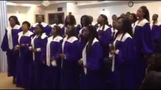 North Bronx Ghana Youth Choir Singing quotMeyi Akyeaquot [upl. by Alfie]